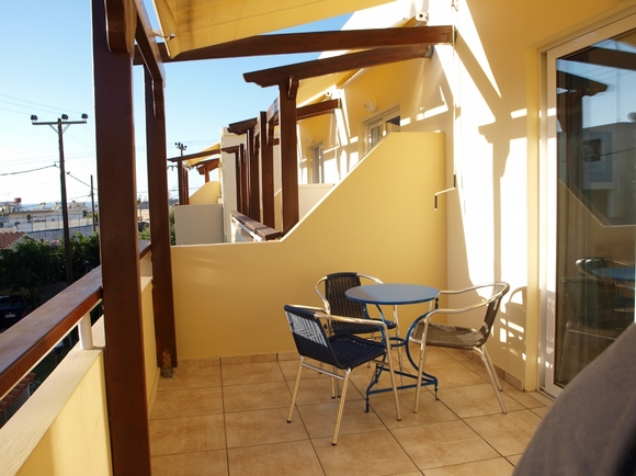 In Evropi it is a balcony .. In other hotels it could be a room..