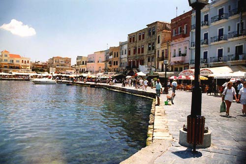   Chania the old harbour ...  